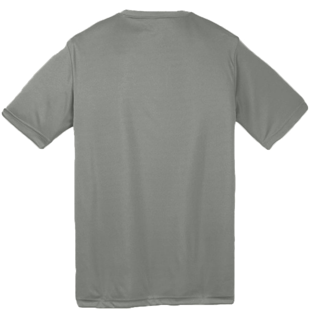 Grey Concrete Heather - YST350 - BACK