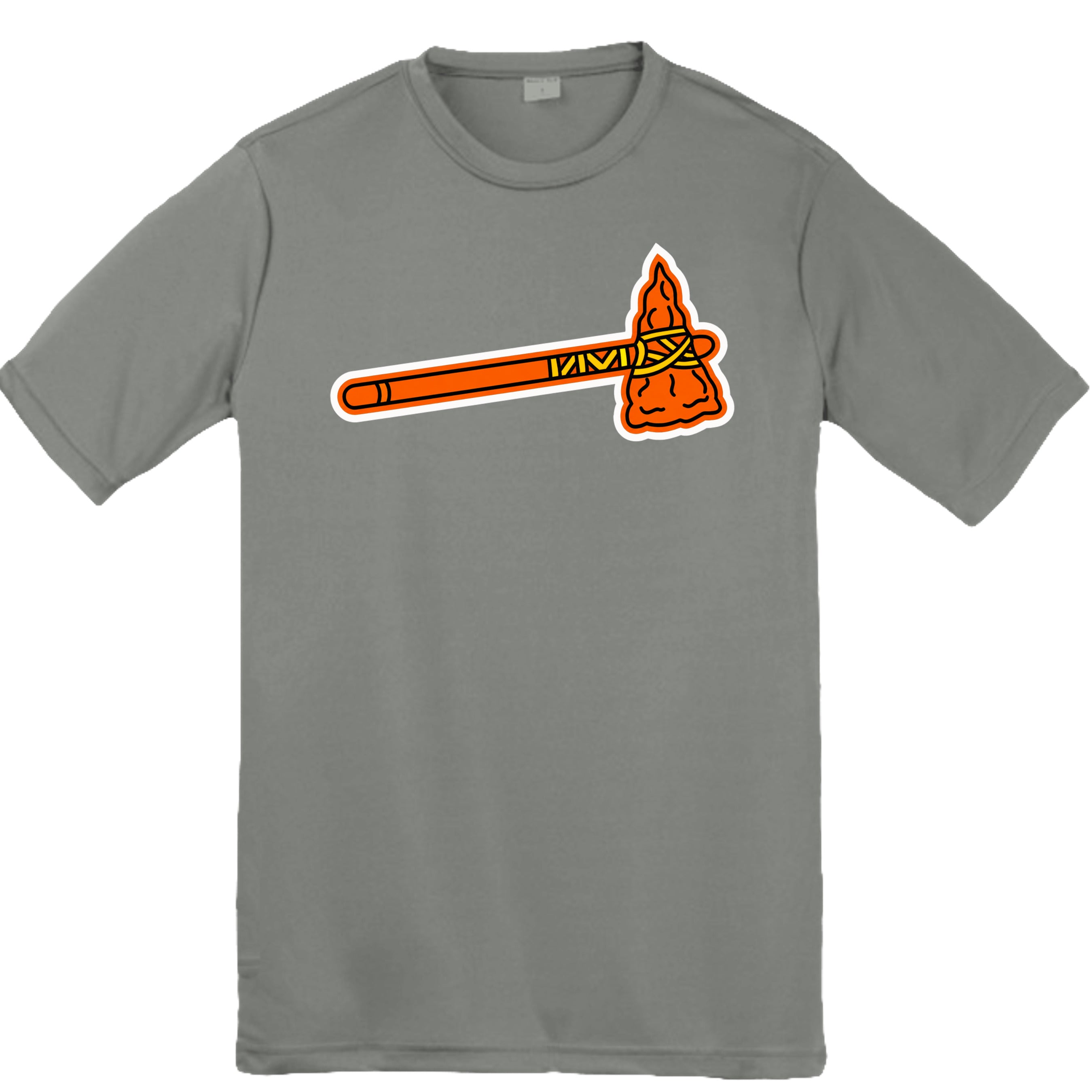 Grey Concrete Heather - YST350 - FRONT